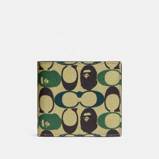 アベイシングエイプ(A BATHING APE)のBAPE(R) X COACH コイン ウォレット(折り財布)