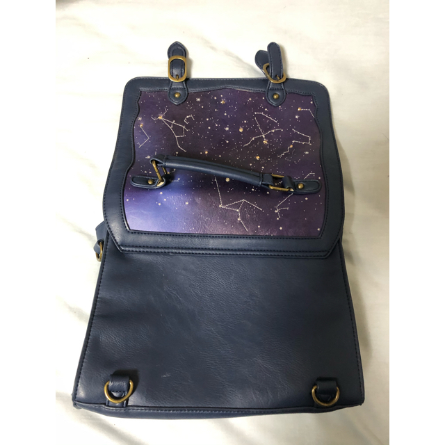 axes femme(アクシーズファム)の星座サッチェルBAG ブルー　 レディースのバッグ(ボストンバッグ)の商品写真