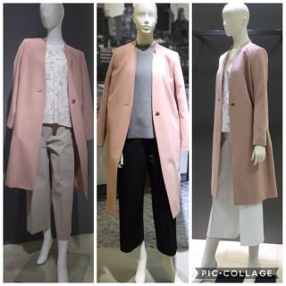 ❶ theory luxe ノーカラー スプリングコート 18SS