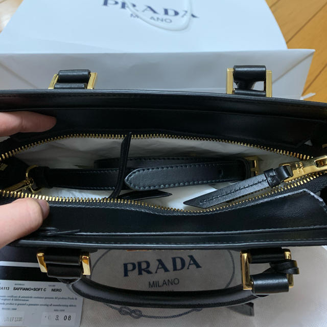 正規品【良品】PRADA サフィアーノ 2WAY ショルダーバッグ