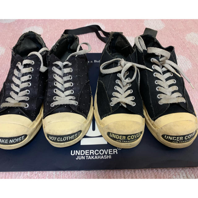 undercover ジャックパーセル　スニーカー　白黒2足セット