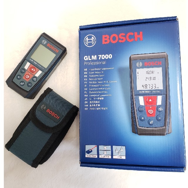 BOSCH(ボッシュ)のBOSCH レーザー距離計 GLM7000型 インテリア/住まい/日用品のインテリア/住まい/日用品 その他(その他)の商品写真