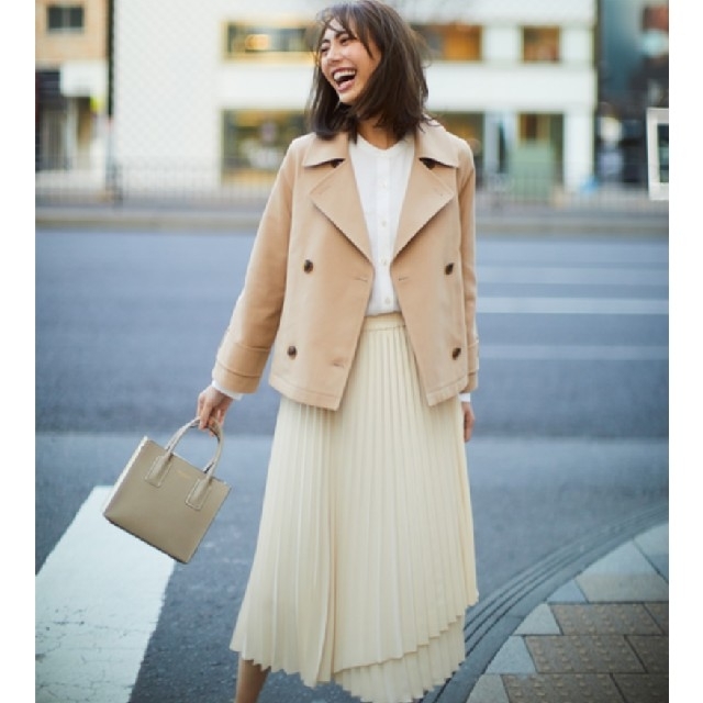 詳細確認用お写真】♥️PLST♥️ハイツイストコットンショートトレンチ
