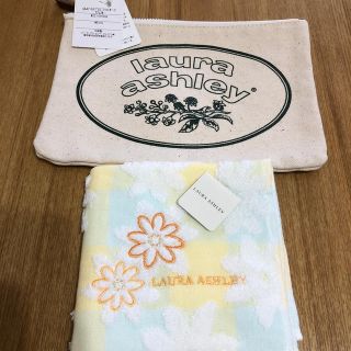 ローラアシュレイ(LAURA ASHLEY)のLAURA ASHLEY ポーチ&ミニタオル(ポーチ)