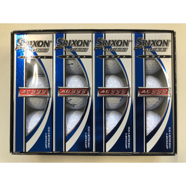 Srixon(スリクソン)のゴルフボール SRIXON AD333 1ダース スポーツ/アウトドアのゴルフ(その他)の商品写真