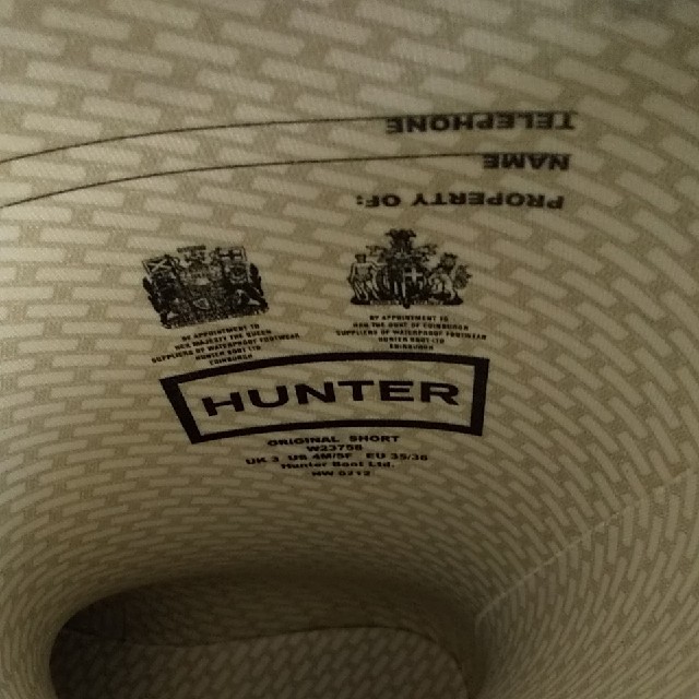 HUNTER(ハンター)のハンター長靴 UK3 レディースの靴/シューズ(レインブーツ/長靴)の商品写真