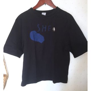 シャンブルドゥシャーム(chambre de charme)のシャンブルドゥシャーム ネイビーTシャツ(Tシャツ(半袖/袖なし))