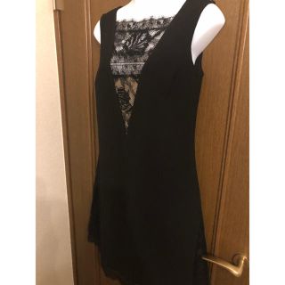 タダシショウジ(TADASHI SHOJI)のTADASHI SHOJI  レースワンピース  人気US4(ひざ丈ワンピース)