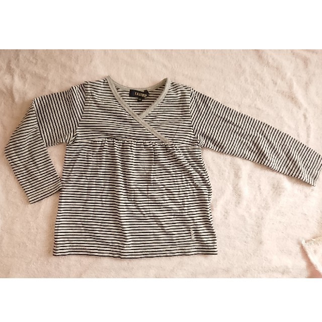 EASTBOY(イーストボーイ)のイーストボーイ ボーダーカットソー 110 EASTBOY キッズ/ベビー/マタニティのキッズ服女の子用(90cm~)(Tシャツ/カットソー)の商品写真