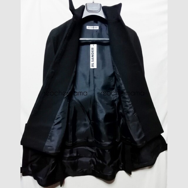 ◆SALE◆【新品】JIL SANDER ジルサンダー高級ウールコート 34 黒