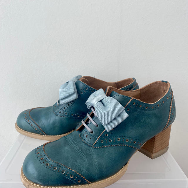 JaneMarple(ジェーンマープル)のジェーンマープル　本革　リボンオックスフォードシューズ　Jane marple レディースの靴/シューズ(ローファー/革靴)の商品写真