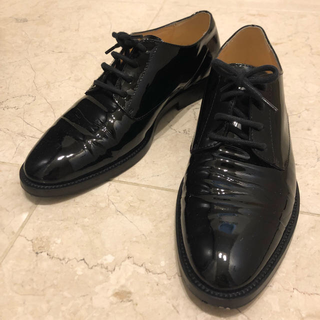 新到着 FABIO RUSCONI マニッシュ ローファー 革靴 ファビオルスコーニ 数量は多い RUSCONIビット付ローファー黒38パテント ファビオルスコーニFABIO ローファー/革靴