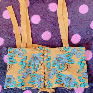 イエナ(IENA)のマリン様専用　TAN フラワービスチェ(ベアトップ/チューブトップ)