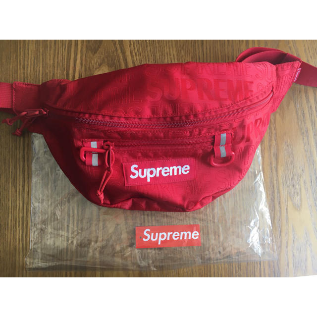 Supreme - ☆ 美品 Supreme Waist Bag RED ウエストバッグ 赤の通販 by