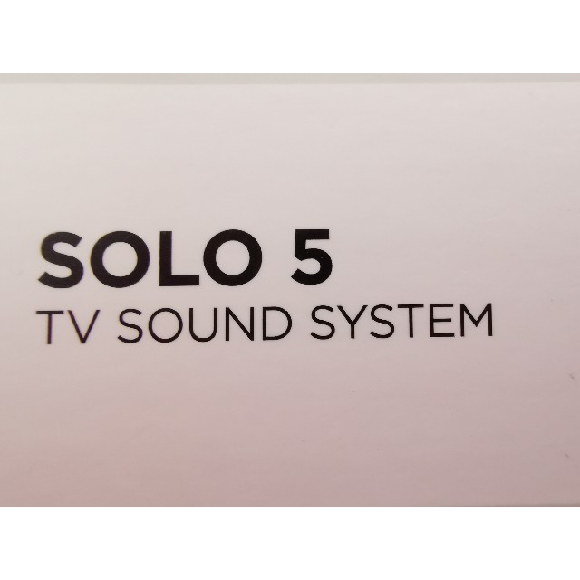 BOSE(ボーズ)のBOSE　SOLO5　solo5 ボーズ　ソロ5　新品未開封 スマホ/家電/カメラのオーディオ機器(スピーカー)の商品写真