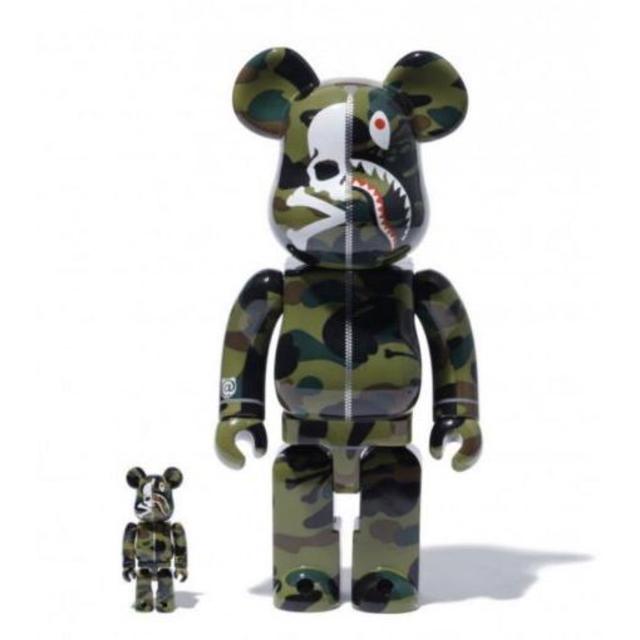 BAPE × mastermind BE@RBRICK 100% & 400% エンタメ/ホビーのフィギュア(その他)の商品写真