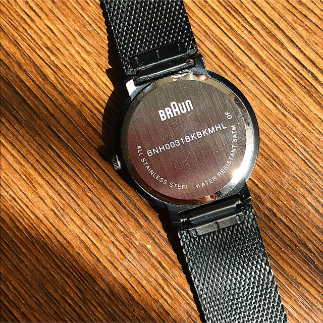 BRAUN(ブラウン)の◎BRAUN◎ Watch BNH0031 Mesh ブラック レディースのファッション小物(腕時計)の商品写真