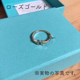 超人気商品！可愛いです♡ Tリング ローズゴールド(リング(指輪))