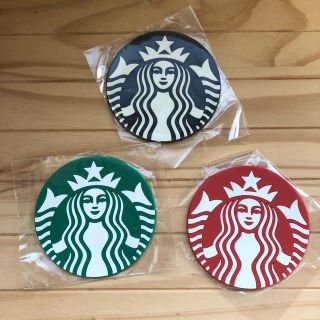 スターバックスコーヒー(Starbucks Coffee)の新品未使用　スタバ　コースター　サイレンロゴ　３枚セット(テーブル用品)