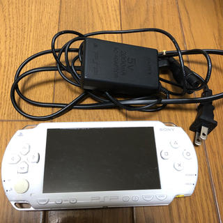 プレイステーションポータブル(PlayStation Portable)のpsp ホワイト　半世紀様(携帯用ゲーム機本体)