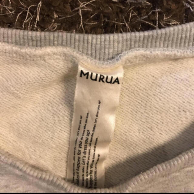 MURUA(ムルーア)のMURUA スウェット ワンピース トップス レディースのトップス(トレーナー/スウェット)の商品写真