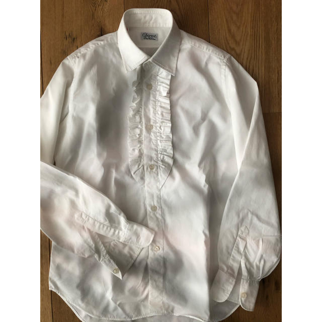 Drawer - シャルべ charvet ドゥロワー 購入 フリル シャツ Drawer - シャルべ charvet ドゥロワー 購入 フリル シャツ