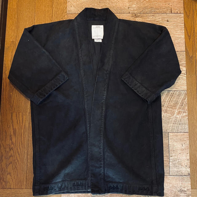 ジャケット/アウターVISVIM SANJURO KIMONO BLACK サイズ2