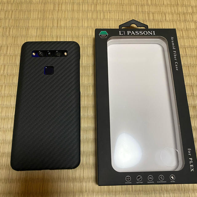 スマホ/家電/カメラTCL PLEX T780H ブラック ＋専用カバー