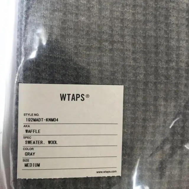 wtaps 19aw WAFFLE / SWEATER. WOOL 1