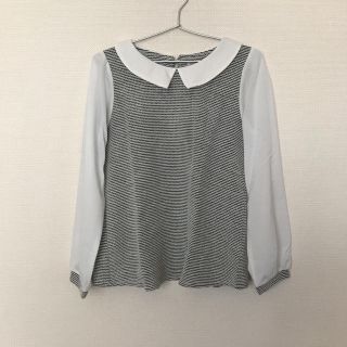 ナイスクラップ(NICE CLAUP)のNICE CLAUP シフォン カットソー(カットソー(長袖/七分))