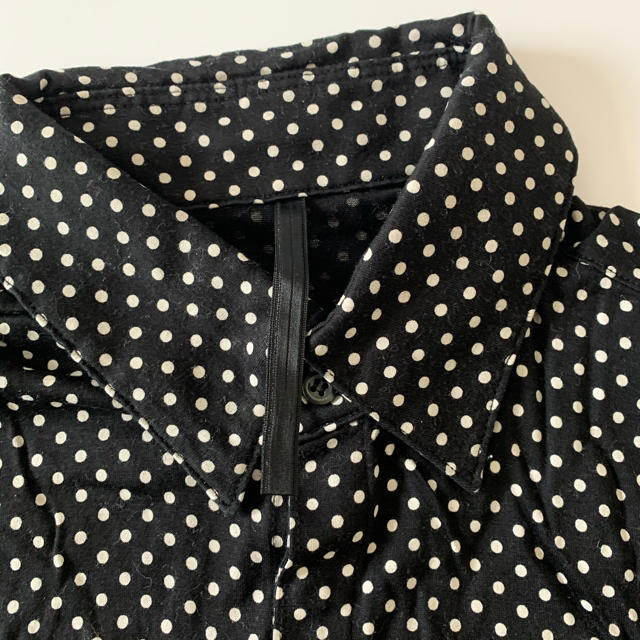 ato(アトウ)のato リヨセルドットシャツ　黒シャツ メンズのトップス(シャツ)の商品写真