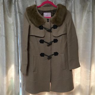 ジョリーブティック(Jolly Boutique)のJBGirlノーカラーダッフルコート(ロングコート)