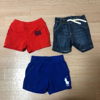 ラルフローレン(Ralph Lauren)のハーフパンツ　3枚セット 80cm(パンツ)