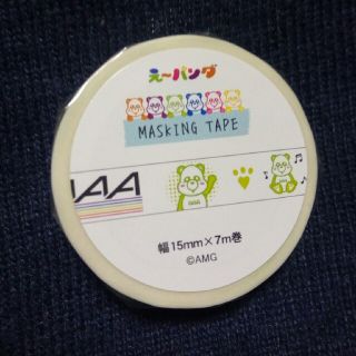 トリプルエー(AAA)のエーパンダ マスキングテープ 15mmマステ  グリーン AAA (テープ/マスキングテープ)