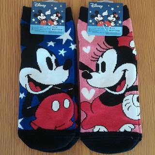 ディズニー(Disney)のミッキーミニー靴下セット(ソックス)