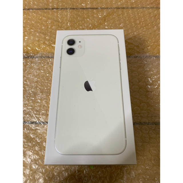 メンズ【新品】iPhone 11 ホワイト 64 GB SIMフリー