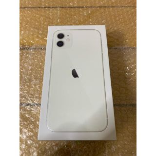 アイフォーン(iPhone)の【新品】iPhone 11 ホワイト 64 GB SIMフリー(その他)