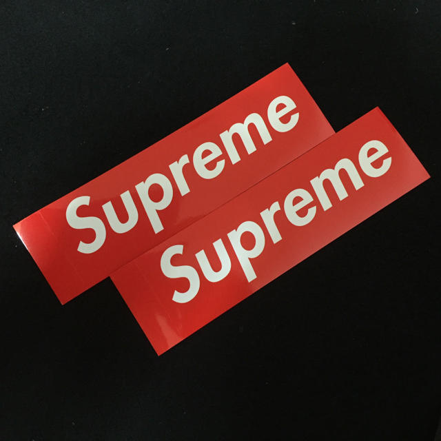 Supreme(シュプリーム)の正規品supremeステッカー2枚SET メンズのメンズ その他(その他)の商品写真