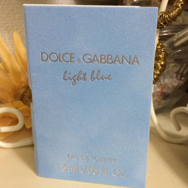 DOLCE&GABBANA(ドルチェアンドガッバーナ)のライトブルー 1.5ml コスメ/美容の香水(ユニセックス)の商品写真