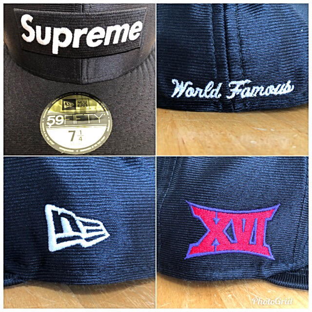 Supreme Dazzle Box Logo New Era【7 1/4】