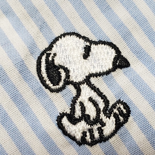 PEANUTS(ピーナッツ)のスヌーピー　刺繍シャツワンピ キッズ/ベビー/マタニティのキッズ服女の子用(90cm~)(ワンピース)の商品写真