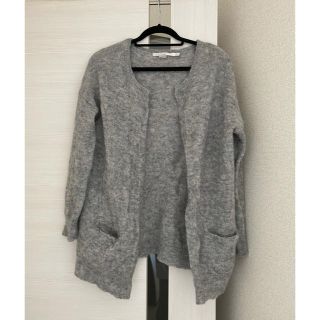 ザラホーム(ZARA HOME)のZARA Home グレー　モヘアガーディガン 部屋着(カーディガン)