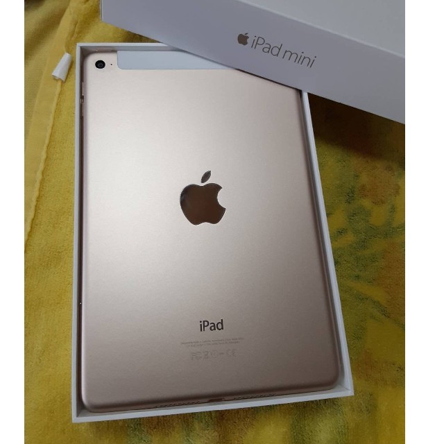 Apple(アップル)のiPad mini4 wifi&cellular 美品　16gb スマホ/家電/カメラのPC/タブレット(タブレット)の商品写真