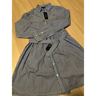 ポロラルフローレン(POLO RALPH LAUREN)の【新品未使用】ポロ　ラルフローレン　シャツワンピース　160(ワンピース)