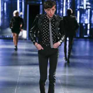 Saint Laurent - サンローラン 15aw シルクドットシャツの通販 by ...