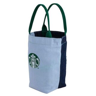 スターバックスコーヒー(Starbucks Coffee)のスターバックス：22周年 デニム　ドリンクバッグ　スタバ(ハンドバッグ)