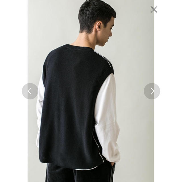 BEAUTY&YOUTH UNITED ARROWS(ビューティアンドユースユナイテッドアローズ)のMONKEY TIME COTTON AZE CROPPED VEST メンズのトップス(ベスト)の商品写真