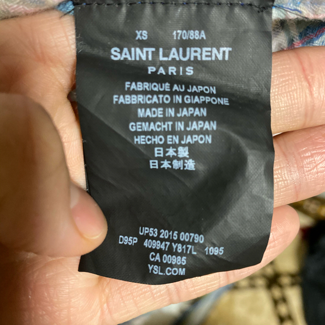 Saint ブリーチ チェックシャツの通販 by nskzm's shop｜サンローランならラクマ Laurent - サンローラン 16ss 大人気格安