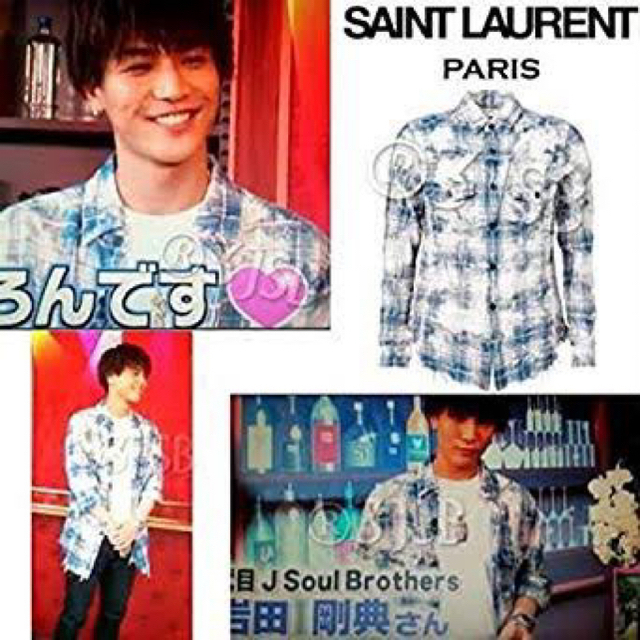 Saint ブリーチ チェックシャツの通販 by nskzm's shop｜サンローランならラクマ Laurent - サンローラン 16ss 大人気格安