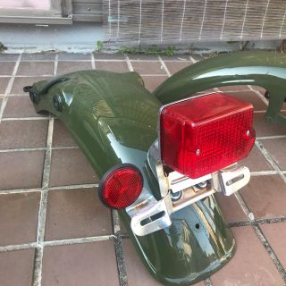 SR400 純正 フロントフェンダー リアフェンダー テールランプ セット